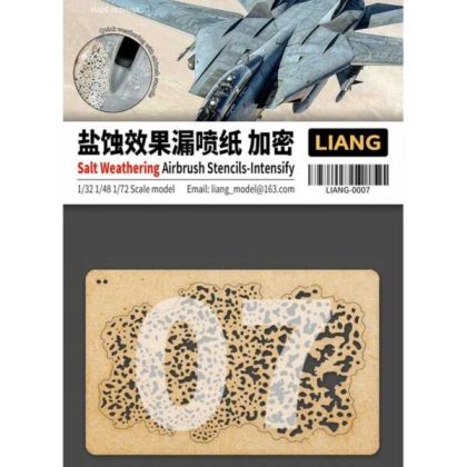 Salt Weathering Effects Airbrush Stencils (Intensive)