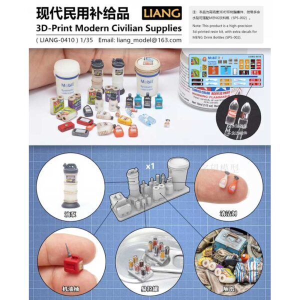 1:35 3D-print Model Civilian Supplies