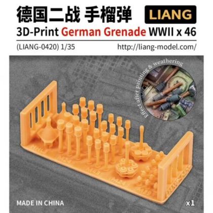 1:48 3D-Print German Grenade WWII x 46