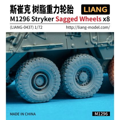 1:72 M1296 Stryker Sagged Wheels