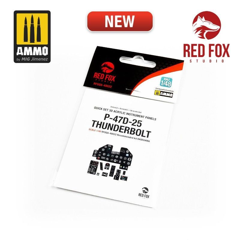 1:48 P-47D-25 Thunderbolt (for Hasegawa Kit)