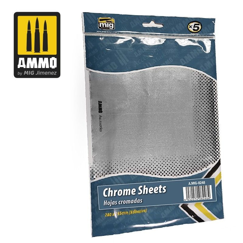 CHROME SHEETS 280x195 mm