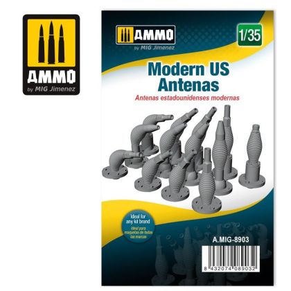 1:35 Antenas USA modernas - modelos surtidos