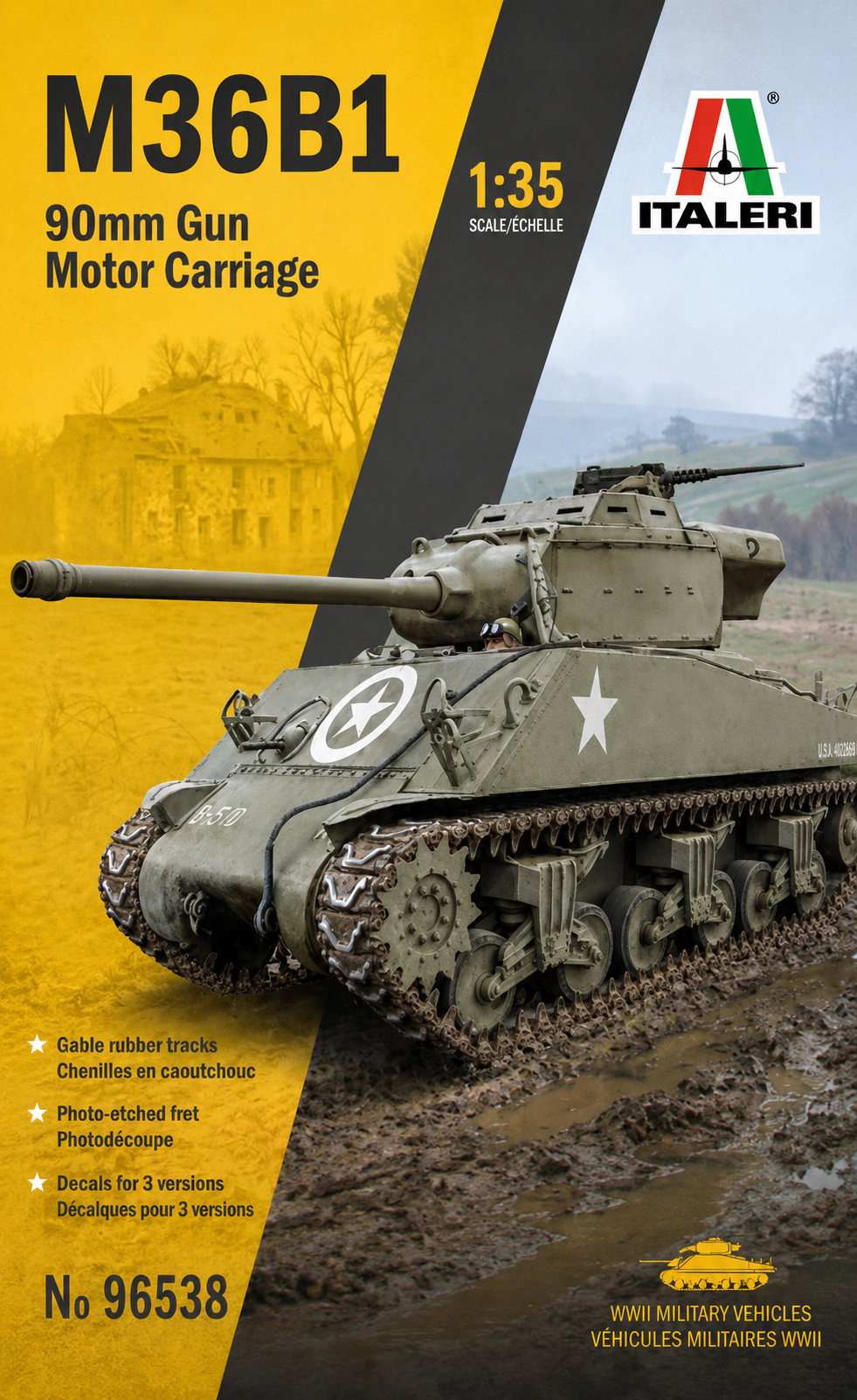 1:35 M36B1 90mm GMC