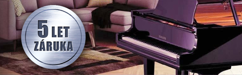 Záruka klavíry, pianina - 5 let