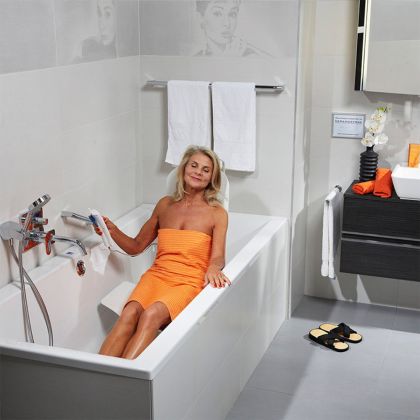 Kanjo Eco elektrický vanový zvedák s polstrováním