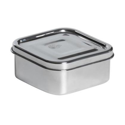 Tierra Verde Svačinový box bez klipu – nerez 10x10x5cm