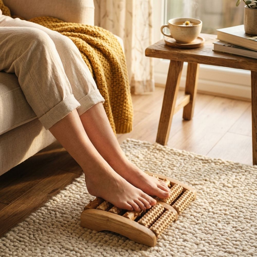 DMA Nožní masér dřevěný 6MR459