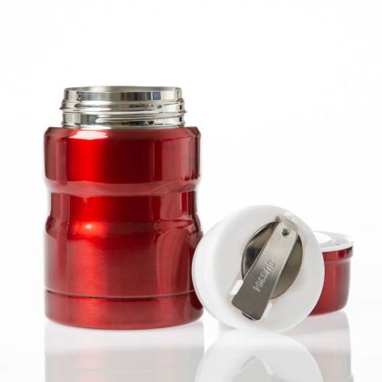 beUnik termobox nerezový - termoska na jídlo se lžičkou 0,5 l