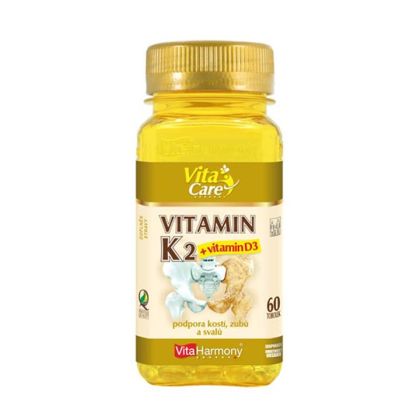 VitaHarmony Vitamín K2 + D3, 60 tablet