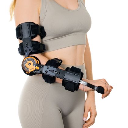 Qmed Elbow Rush - loketní ortéza s limitací rozsahu pohybu