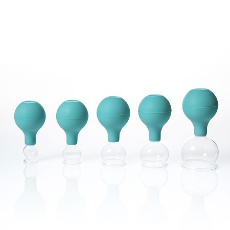 Skleněné baňky s balónkem na tělo - sada 5 ks