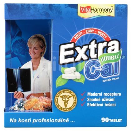 VitaHarmony ExtraCal Double zdraví kostí 90 tablet