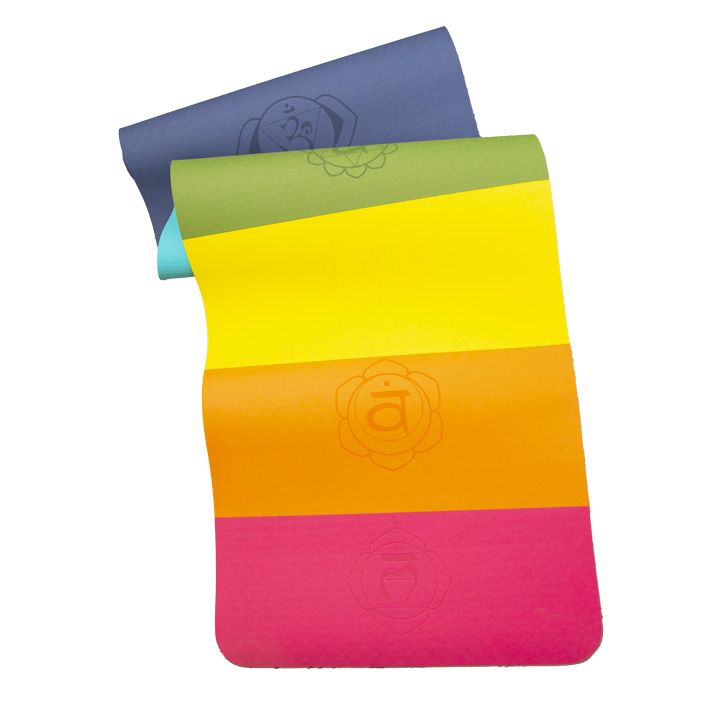 beUnik Rainbow Yoga Mat podložka na jógu