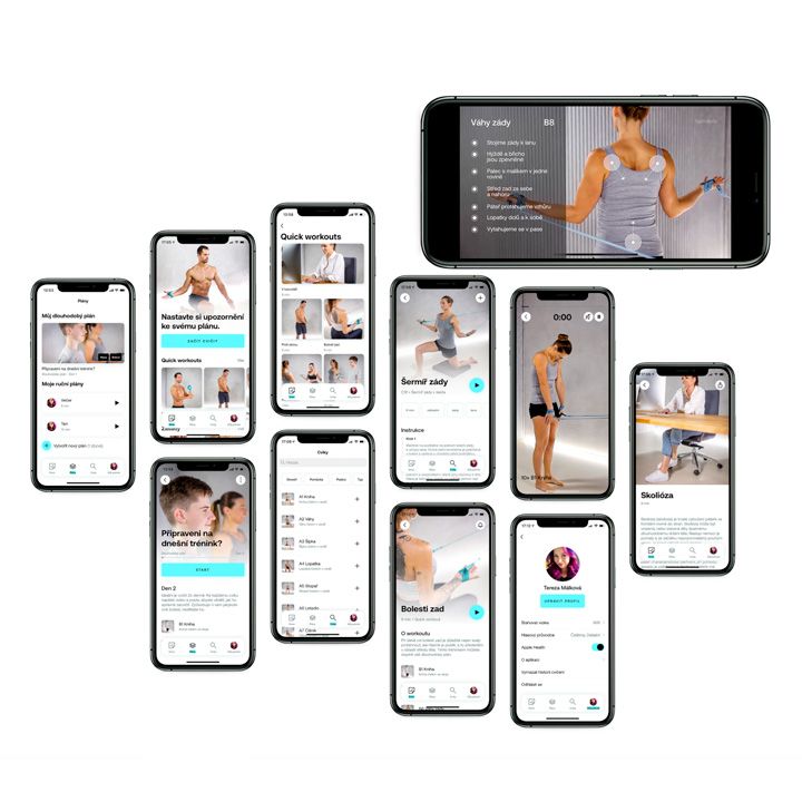 Obrázek 1. produktu Spiralista - Spirální stabilizace v mobilní aplikaci - 6 měsíců