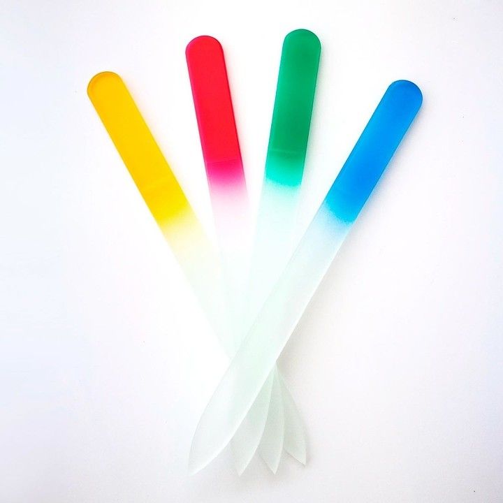 Celimed 135/2/2/C Pilník skleněný, color 135 mm