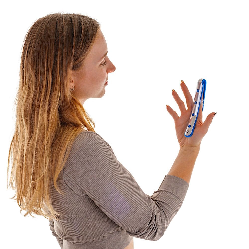 Handicap typ J - dlaha pro fixaci prstů a palce ruky