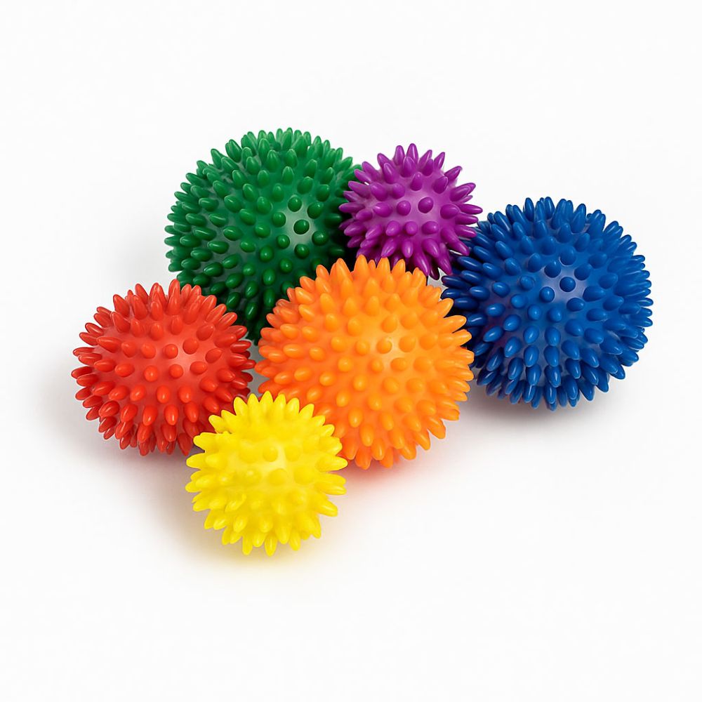 Sanomed Masažní míček ježek  - cvičební míček s výstupky