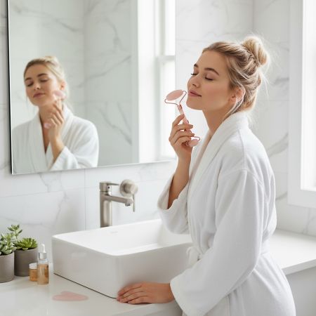 yellowSPORT Face roller - růženín