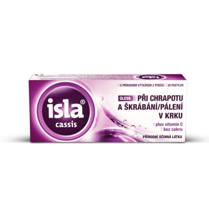 ISLA Cassis bylinné pastilky 30 tablet