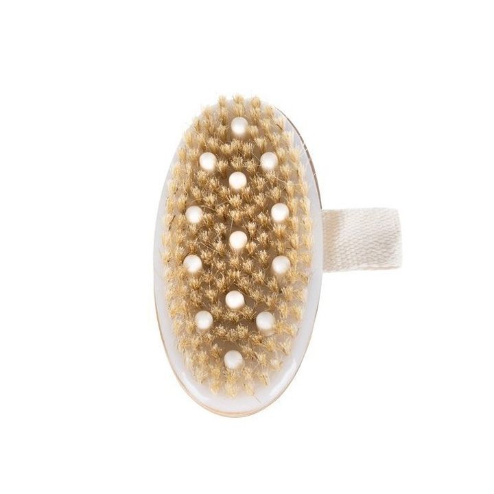 Iso Trade Masážní kartáč na tělo s gumovými výstupky