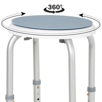 Mobilex Kulatá stolička s otočným sedákem 302066