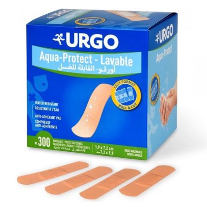 URGO AQUAPROTECT Omyvatelná náplast 19x72mm 300ks