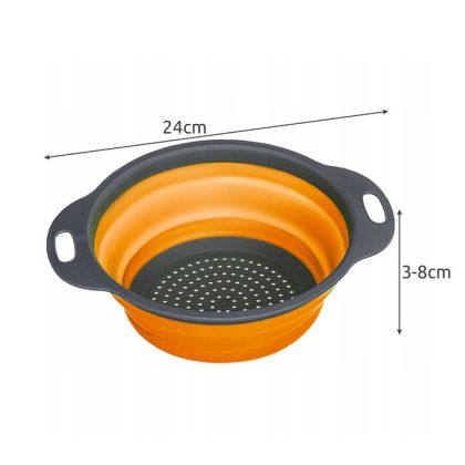 Ruhhy 20780 - silikonový skládací cedník