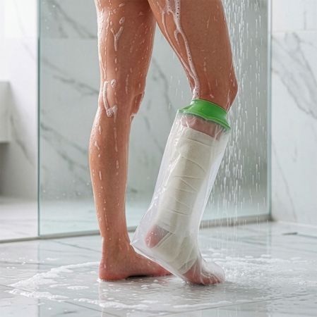 Cryopush Vodotěsný návlek na sádru do sprchy na nohu ke koleni