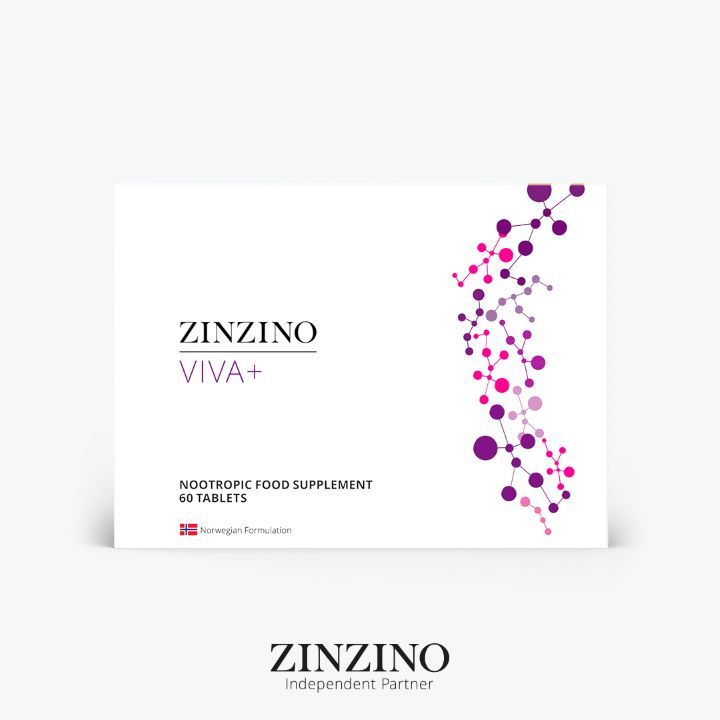 Zinzino VIVA+ nootropikum pro podporu psychické pohody 60 tbl