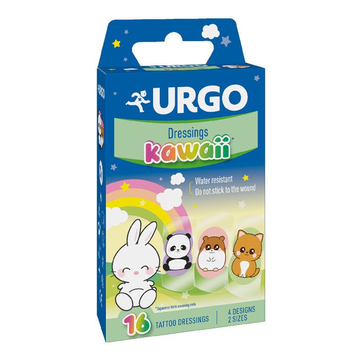 URGO Kawaii voděodolné dětské náplasti 16ks
