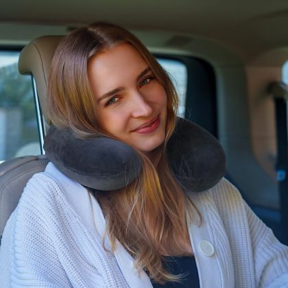 Sanomed Travel cestovní polštář z paměťové pěny (podkova)