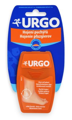 URGO Hojení puchýřů hydrokoloidní náplast na paty 5 ks