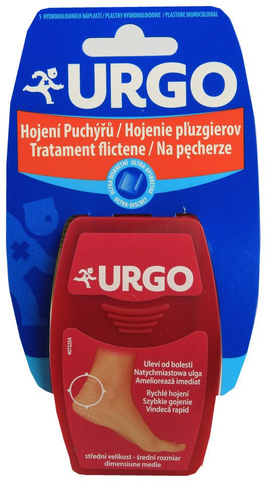 Urgo Hojení puchýřů diskrétní hydrokoloidní náplast 5 ks