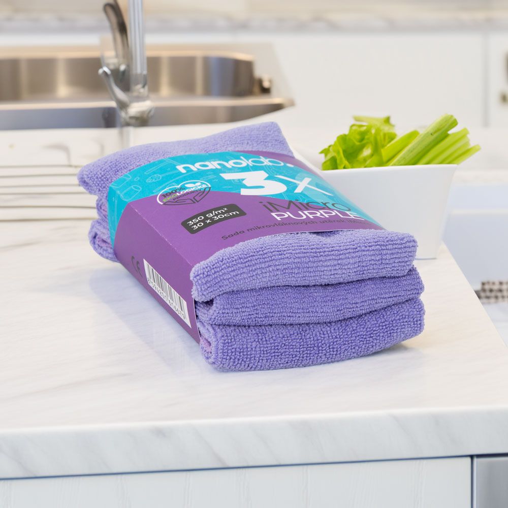 Nanolab Mikrovláknová utěrka iMicro - 3 ks