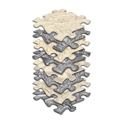 MUFFIK Set ortopedických podlah Natural, 8 ks