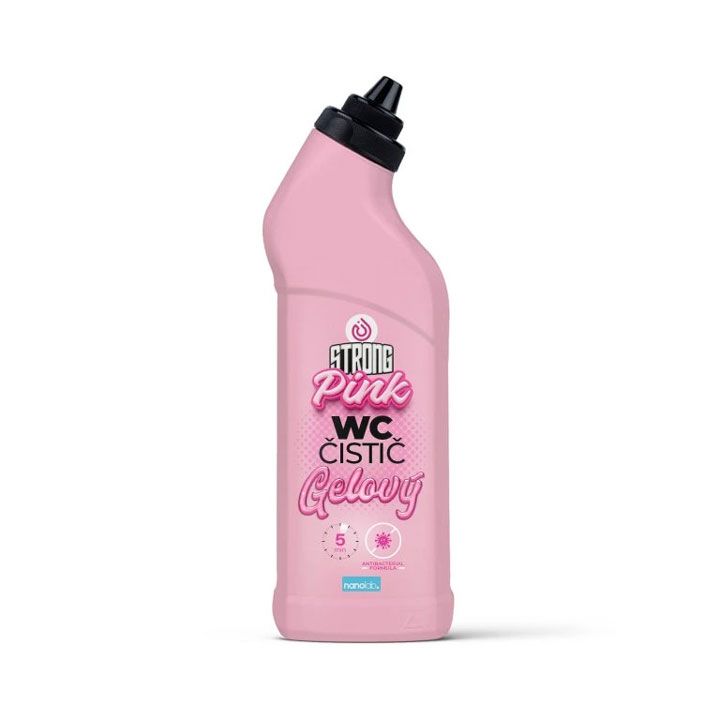 Nanolab Pink STRONG Extra silný gelový čistič toalet 750 ml