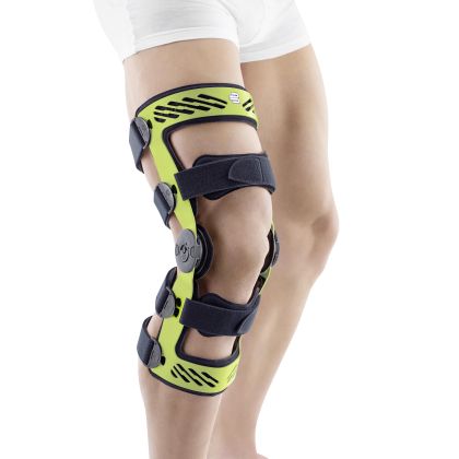 Bauerfeind SecuTec Genu - kolenní ortéza zelená - levá - 1