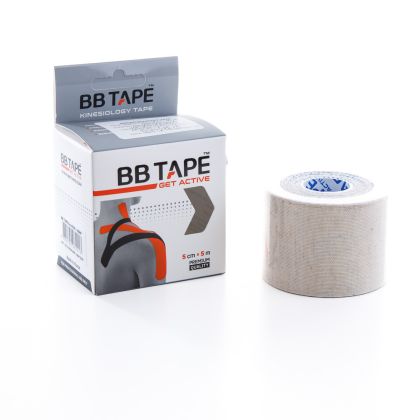 BB Tape Kineziologický tejp z konopí pro citlivou pokožku - 5 m x 5 cm