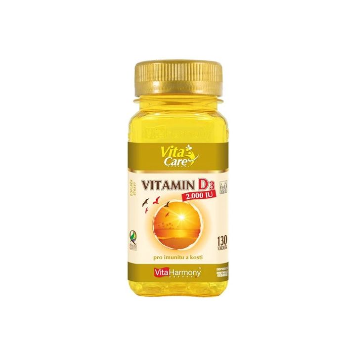 VitaHarmony Vitamin D3 2.000 m.j. 50 mcg 130 tobolek