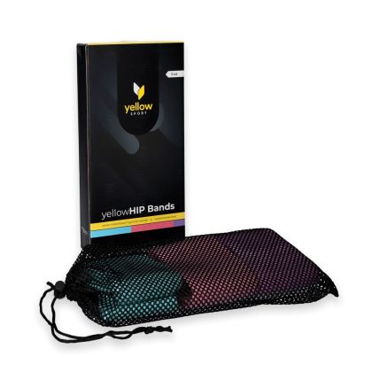 yellowSPORT Textilní odporové gumy, set 3 ks