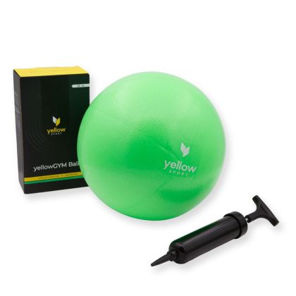 yellowSPORT GymBall Overball gymnastický míč, barva zelená, 22 cm