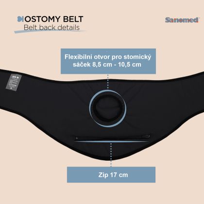 SIIL Ostomy Belt - břišní stomický pás
