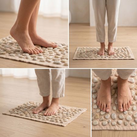 Ortek Soft Masážní ortopedická podložka s přírodními oblázky 74x44 cm