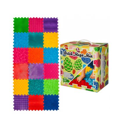 Ortek Puzzle Mega Mix Masážní ortopedická podložka 18 modulů