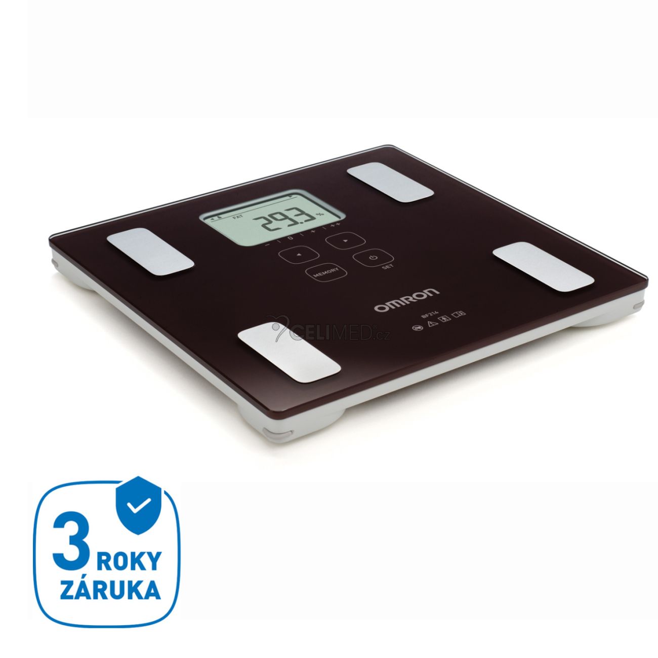 Omron BF214 monitor skladby lidského těla s lékařskou váhou