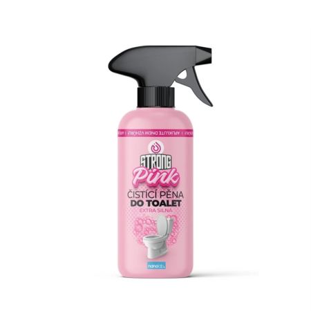 Nanolab Pink STRONG Extra účinná čistící pěna do toalet 500 ml