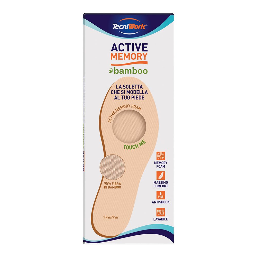 Tecniwork Active Memory Bamboo - vložky z pamäťovej peny a poťahom z bambusových vlákien