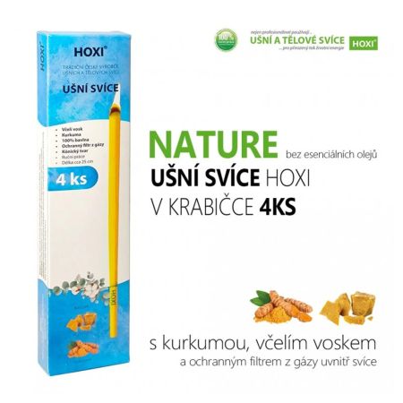 HOXI Ušní svíce 4 ks