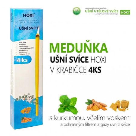 HOXI Ušní svíce 4 ks